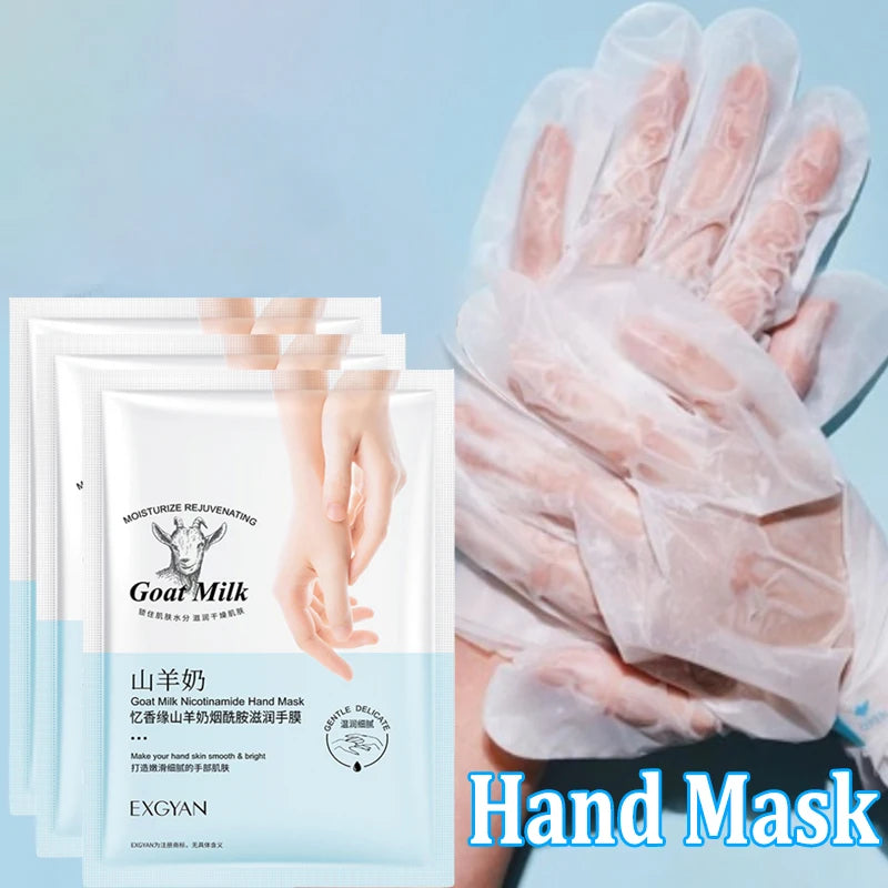 Goat Milk Hand Mask – Anti-Aging, Moisturizing & Whitening