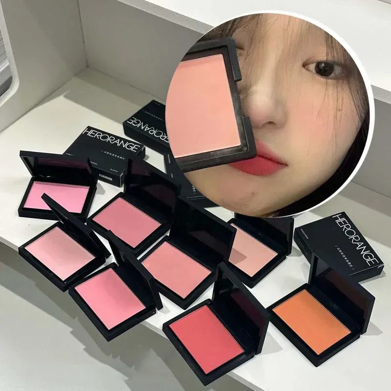 Sweet Orange Matte Powder Blush | Nude Peach Cheek Contour