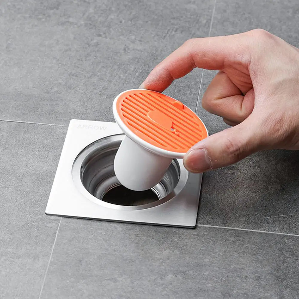 Whale Magnetic Shower Drain Stopper & Odor-Block Hair Trap
