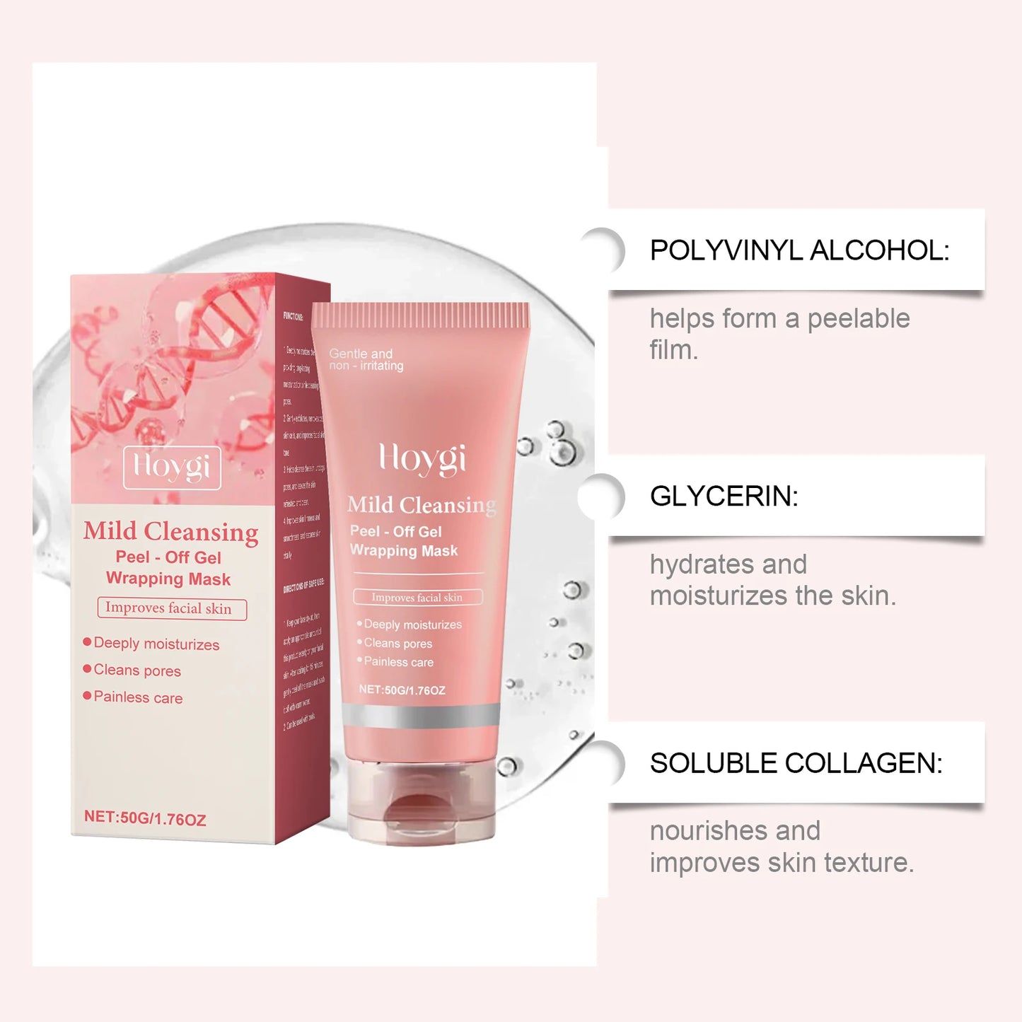 Hoygi Deep Cleansing Mud Mask – Blackhead & Pore Minimizer