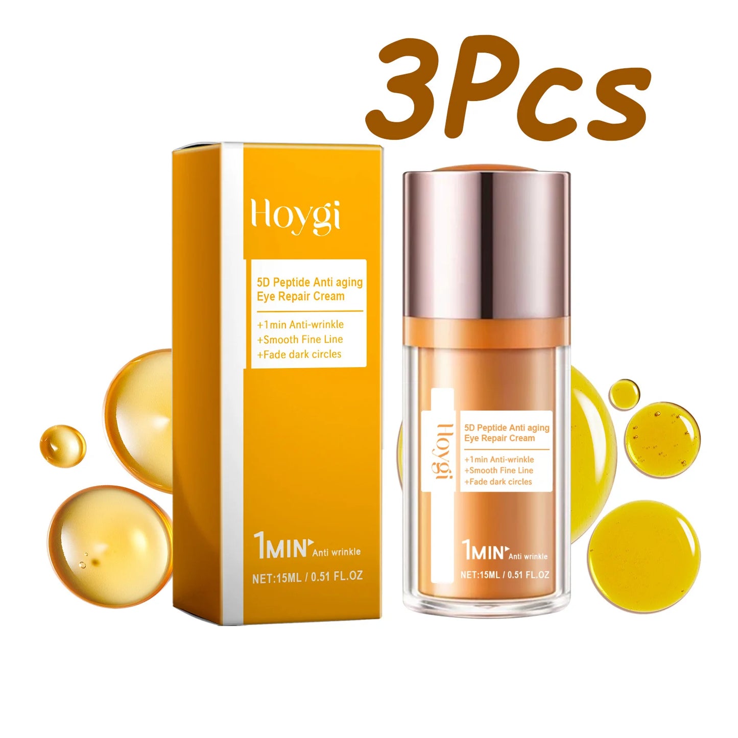 5D Peptide Eye Cream – Dark Circles, Wrinkles & Firming