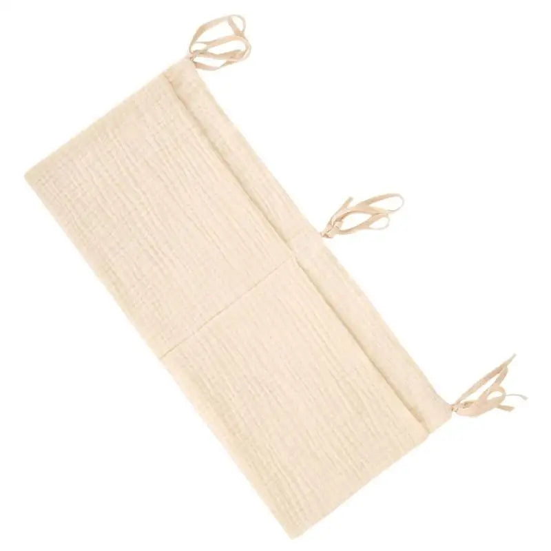 Baby Crib Hanging Organizer – Cotton Diaper & Toy Storage Pouch