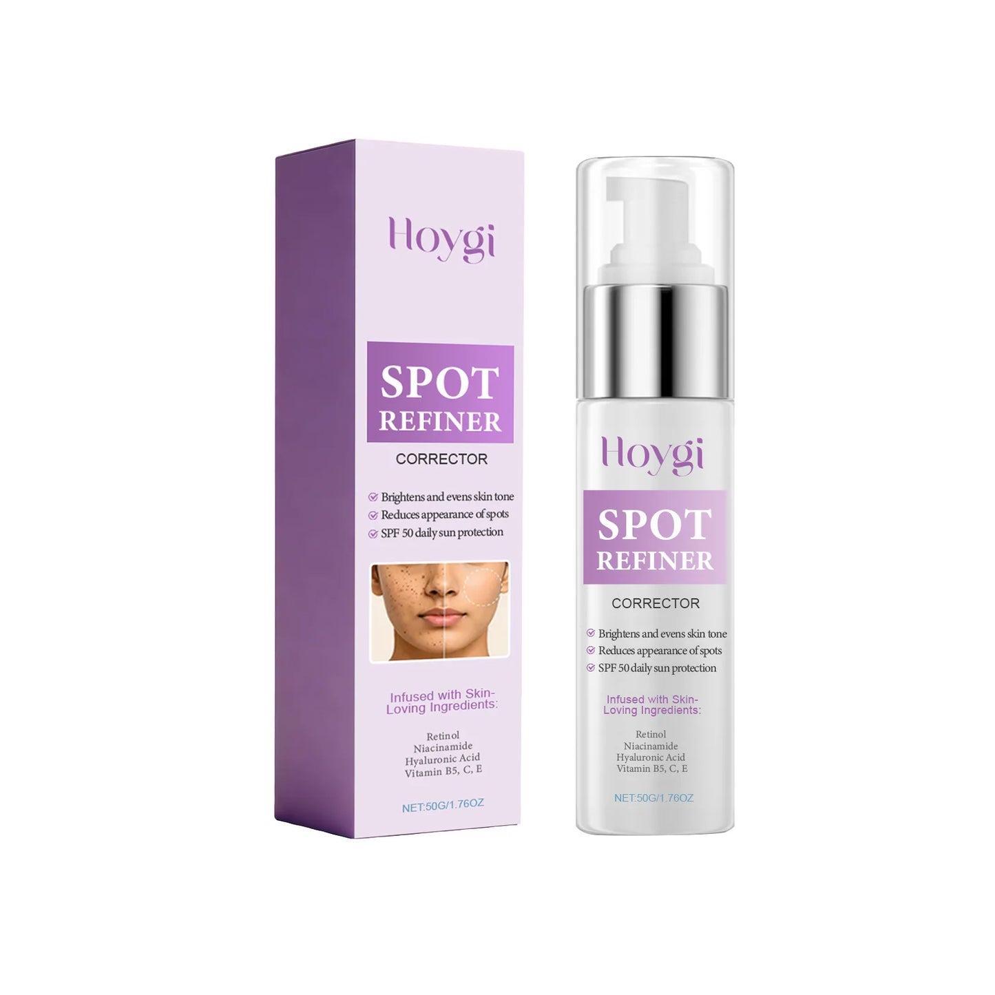 Dark Spot Corrector SPF Cream – Vitamin C, Niacinamide & Retinol