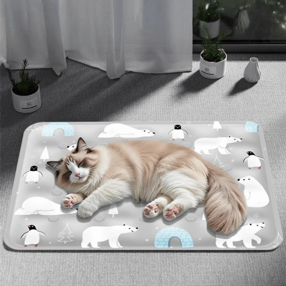 Extra Large Dog & Cat Cooling Mat – Soft Pet Cool Bed Pad