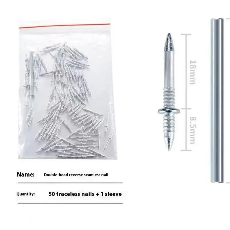 Double Head Seamless Skirting Nails – Rust-Proof Steel 50/100pk
