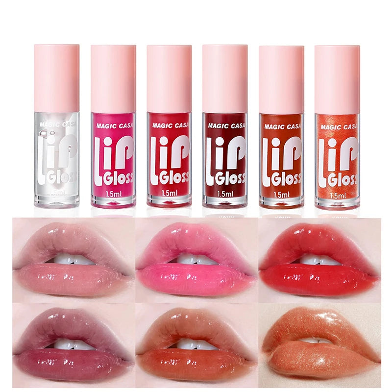 MAGIC CASA 6-Piece Jelly Lip Oil Set – Plump & Moisturize