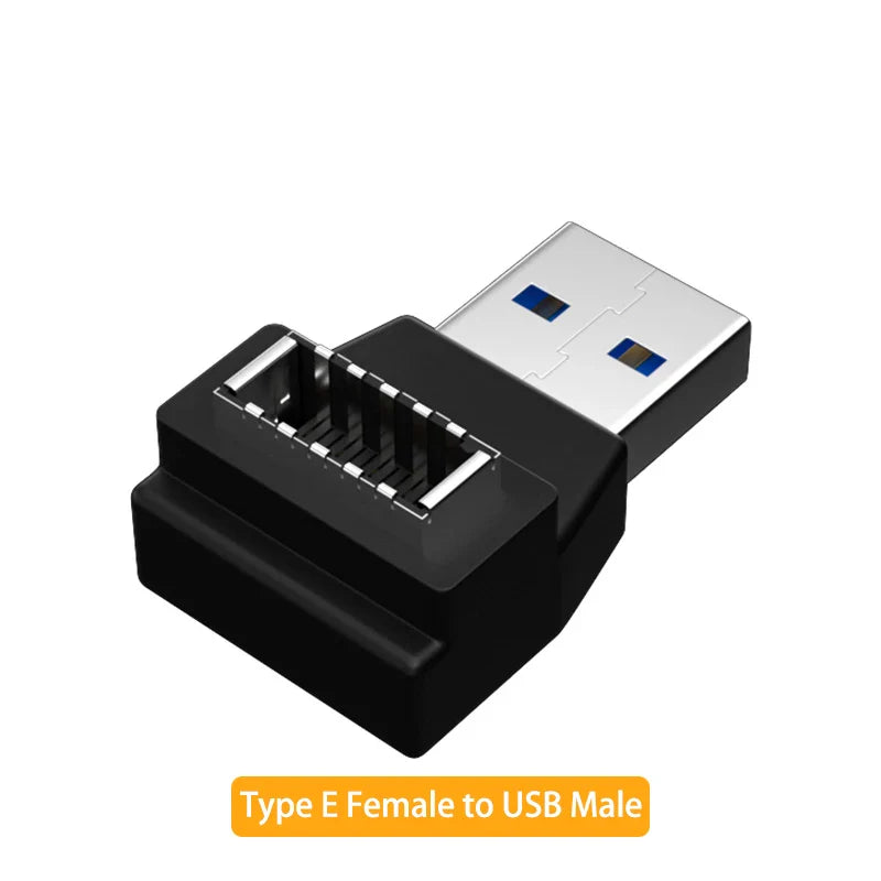 USB 3.1 Type E to USB-C Front Panel Header Adapter – 10Gbps