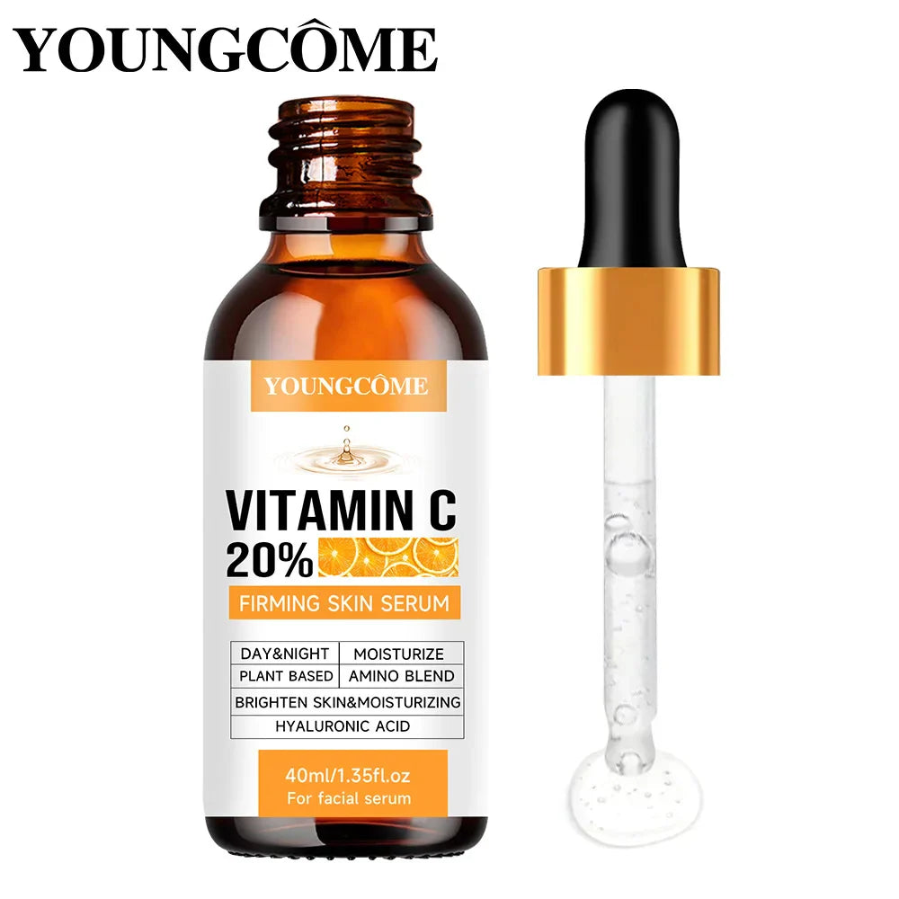 YOUNGCOME 20% Vitamin C Face Serum – Hyaluronic Acid & Retinol