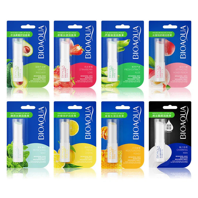 BIOAQUA Natural Fruit Lip Balm | Moisturizing Jelly Lip Care
