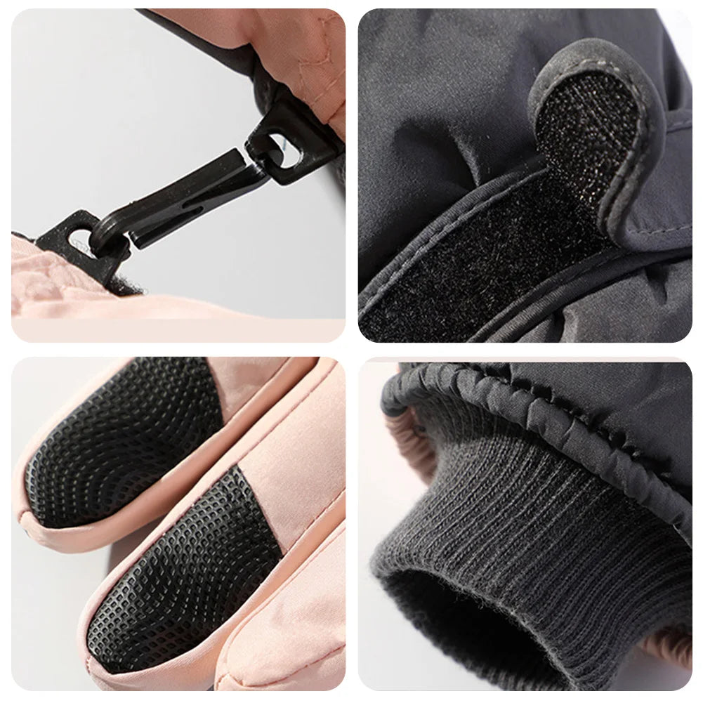Unisex Thermal Ski Gloves | Fleece Touchscreen Winter Gloves