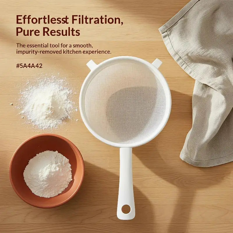 Ultra Fine Mesh Strainer with Handle | Mini Kitchen Sieve
