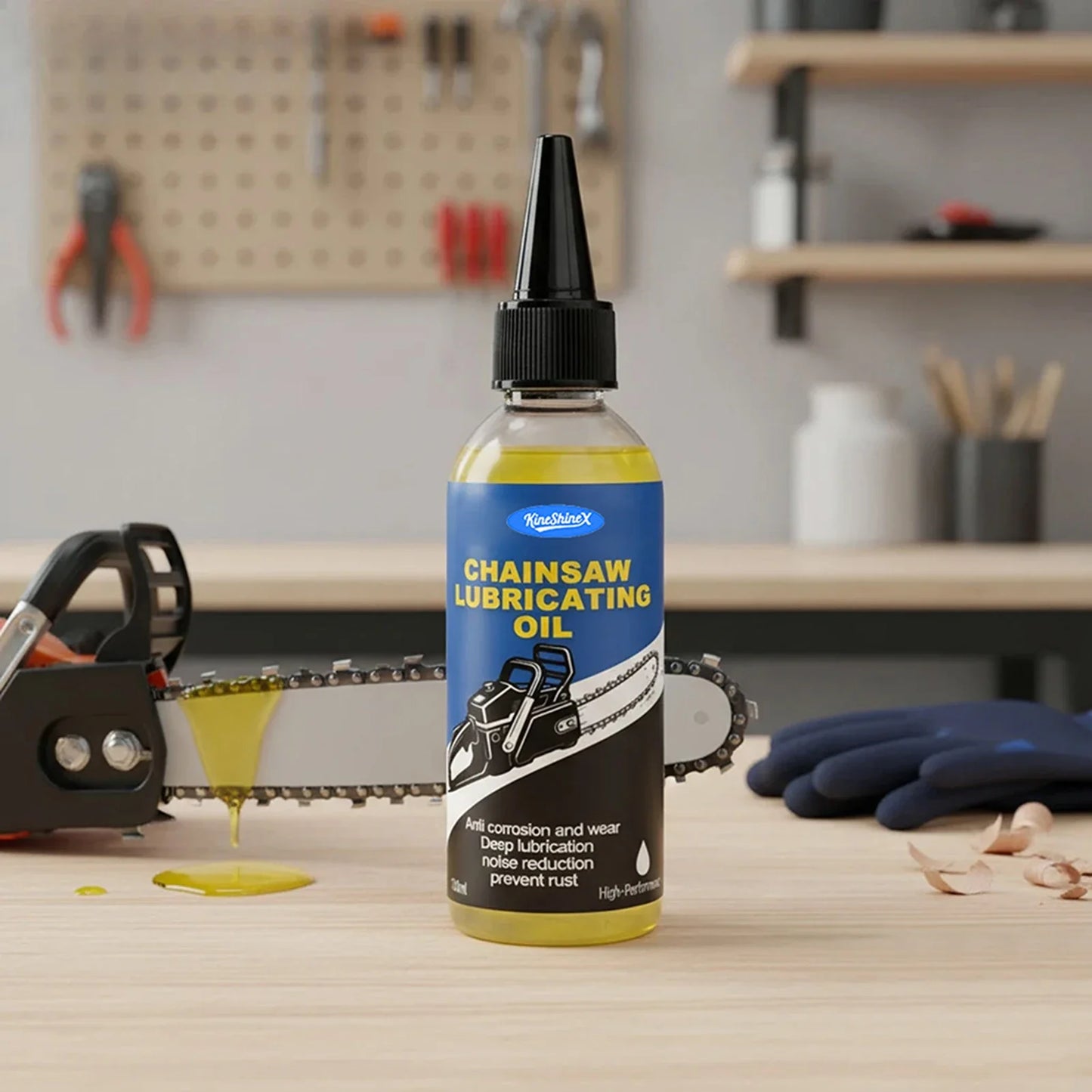 Chainsaw Bar & Chain Lubricating Oil – Anti-Wear Anti-Rust 100ml