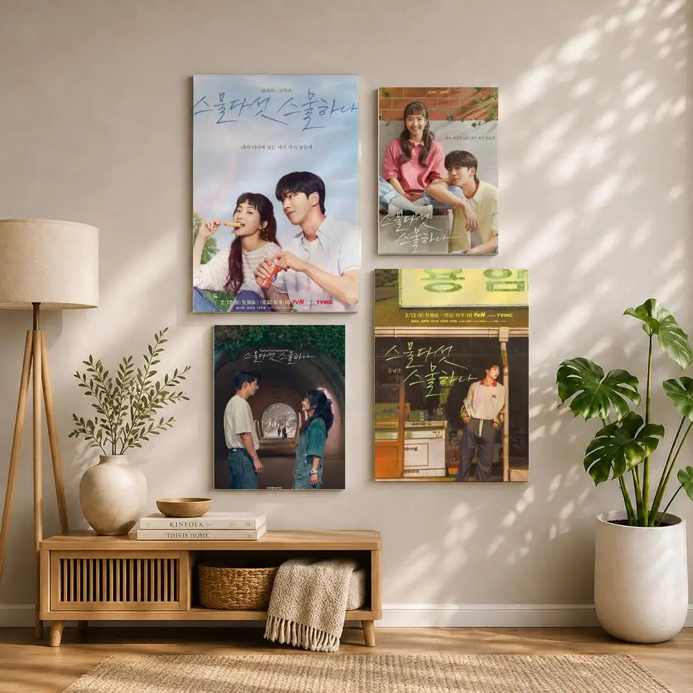 Drama T-Twenty-Five Twenty-OneS Poster HD Self Adhesive Waterproof Wall Art Ideal for Home Office Dorm Bedroom Great Gift Peaceful Pleasures Health and Wellness
