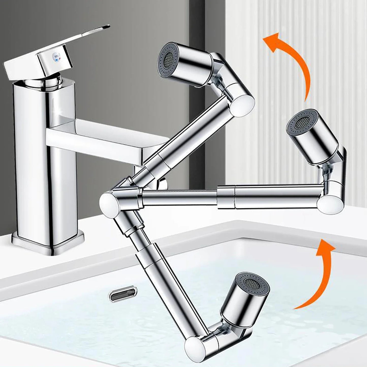 1440° Swivel Robotic Arm Faucet Aerator Kitchen Extender