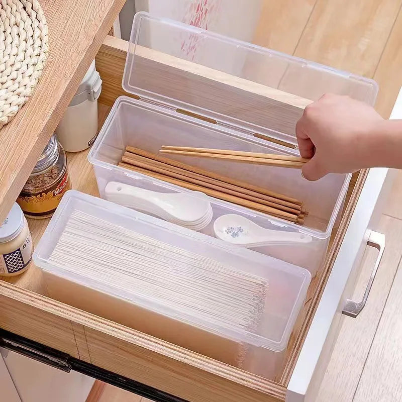 1-4 Transparent plastic desktop organizer box for miscellaneous storage of office supplies, pens, file boxes, kitchen storage bo Peaceful Pleasures Health and Wellness