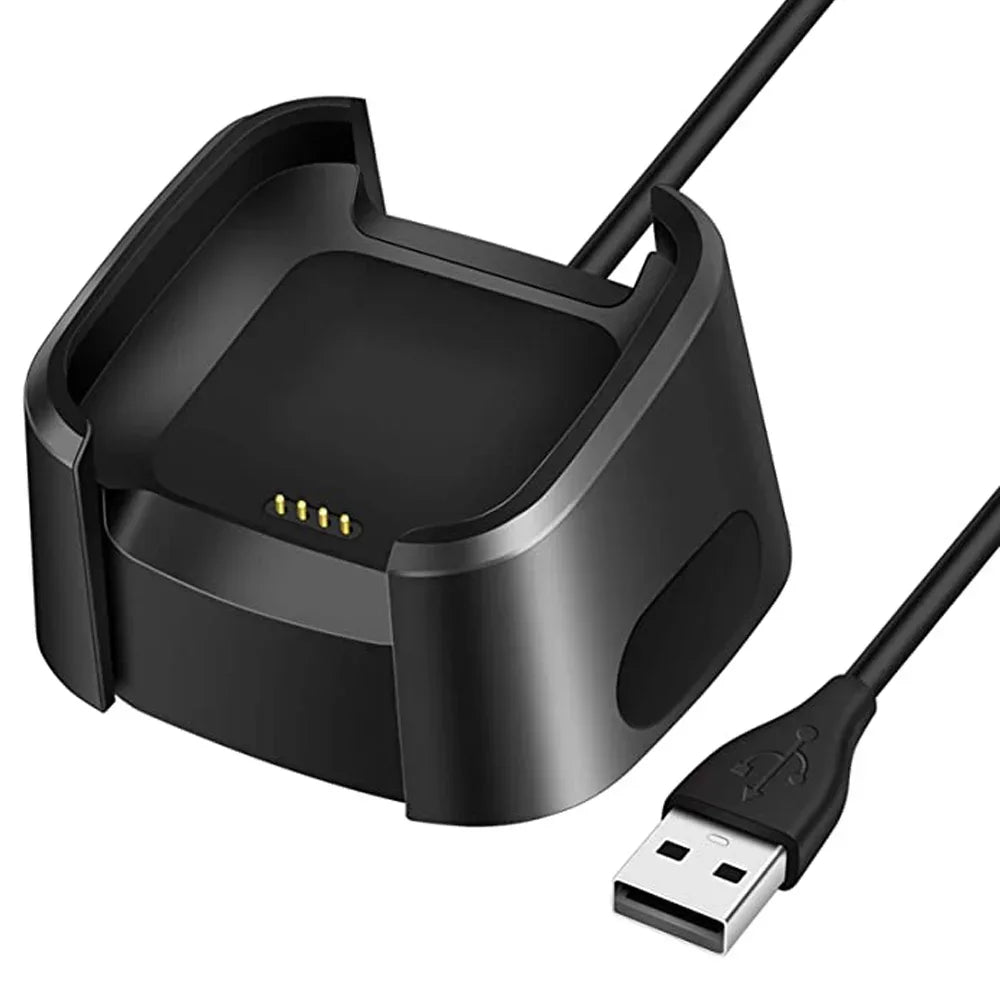 USB Charger Cable Adapter for Fitbit Versa 1/Versa 2 Smart Watch Charging Adapter Dock Accessories for Fitbit Versa Lite Peaceful Pleasures Health and Wellness