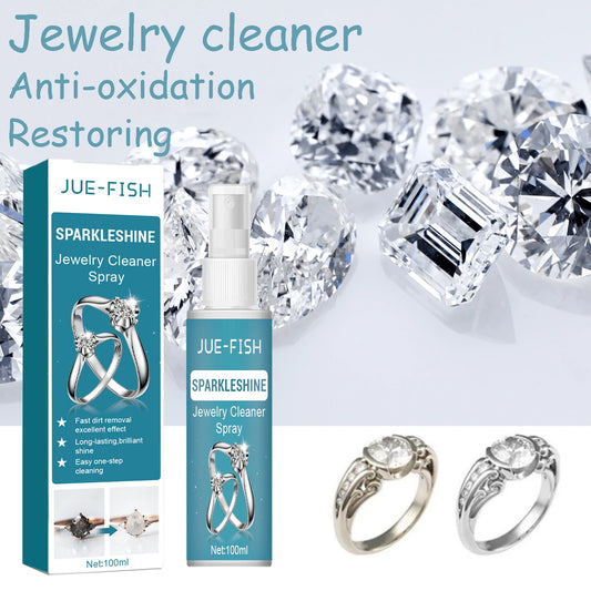 Jue-Fish 100ml Jewelry Cleaner Spray | Shine & Anti-Oxidation Jewelry Cleaner Spray Peaceful Pleasures Health and Wellness