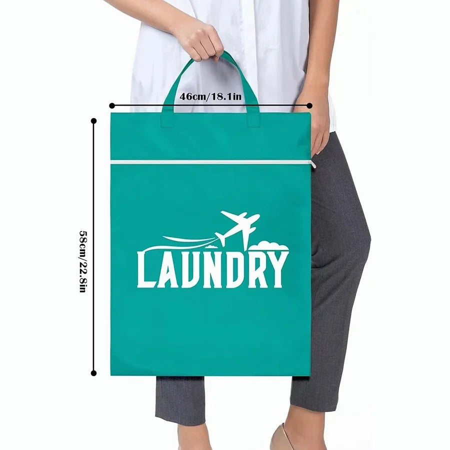 Waterproof Travel Laundry Bag with Zip | Reusable Wet Bag