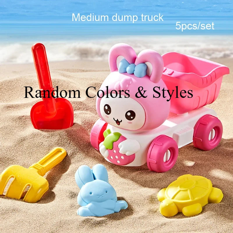 Kids Beach Sand Toys Set – Shovel, Rake & Animal Molds 30PC