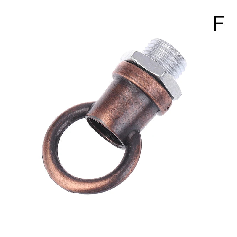 Retro Zinc Alloy Light Hook 10MM Thread M10 Antique Vintage Metal Ceiling Rose Light Base Chandelier Hook Light Adapter Fitting Peaceful Pleasures Health and Wellness F