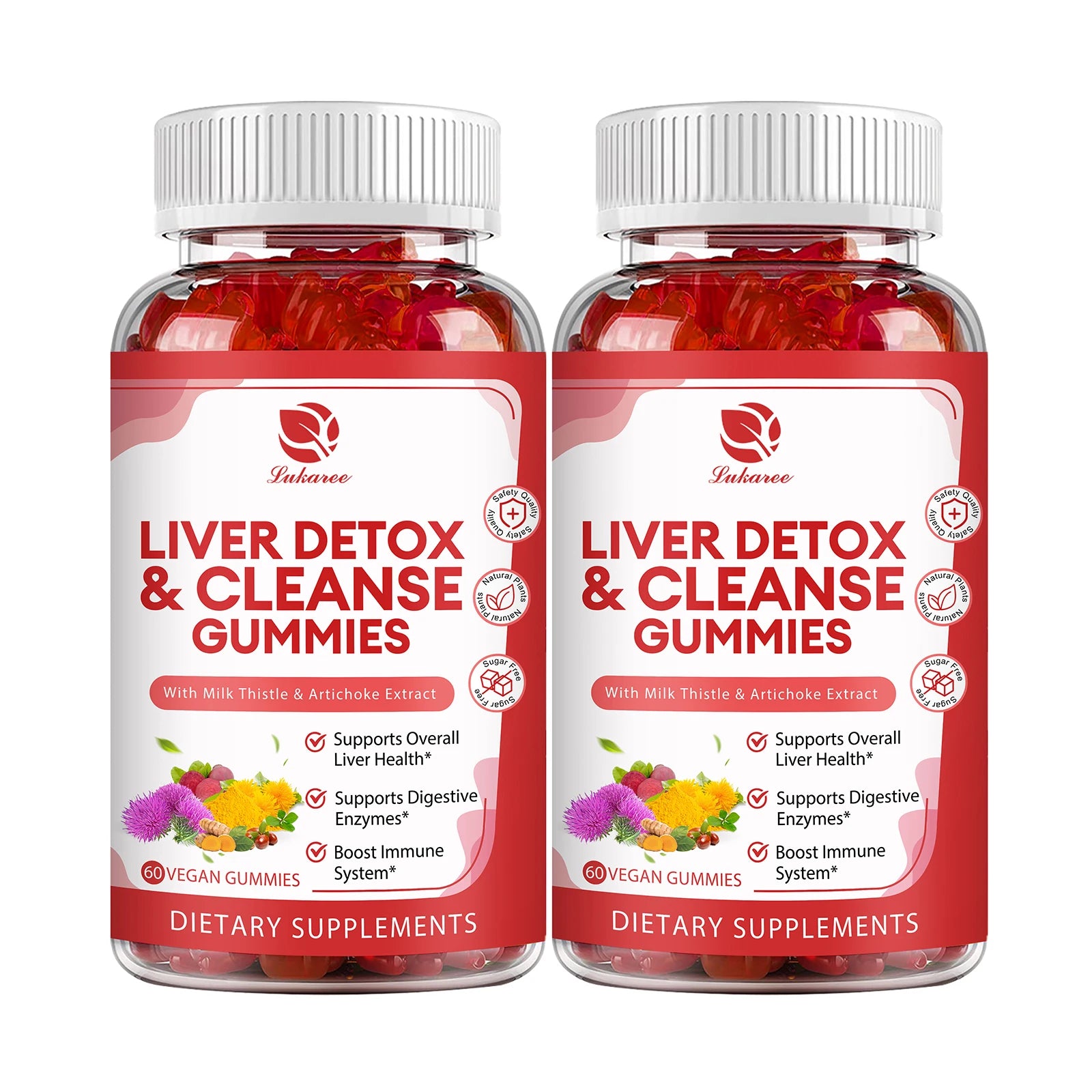 Milk Thistle Extract Gummies – Liver & Detox Support 60ct Peaceful Pleasures Health and Wellness