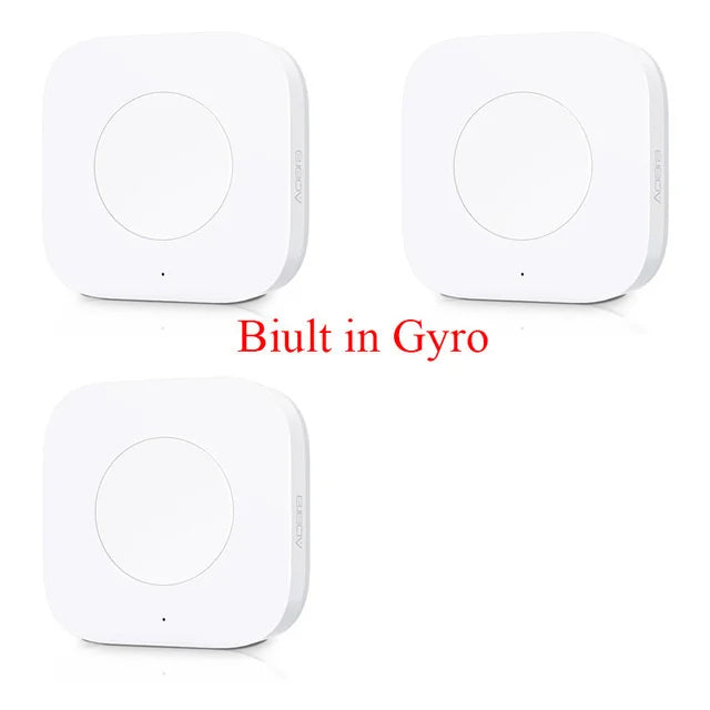Aqara Smart Wireless Switch Smart Remote One Key Control Intelligent Application Home Security APP Control Work with Homekit Peaceful Pleasures Health and Wellness Built In Gyro 3pcs China Mainland