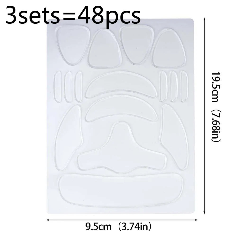 1-3sets Reusable Silicone Patches Anti Rimpel Pads Wrinkle Removal Sticker Face Forehead Neck Eye Sticker Skin Care Patch Peaceful Pleasures Health and Wellness 48pcs