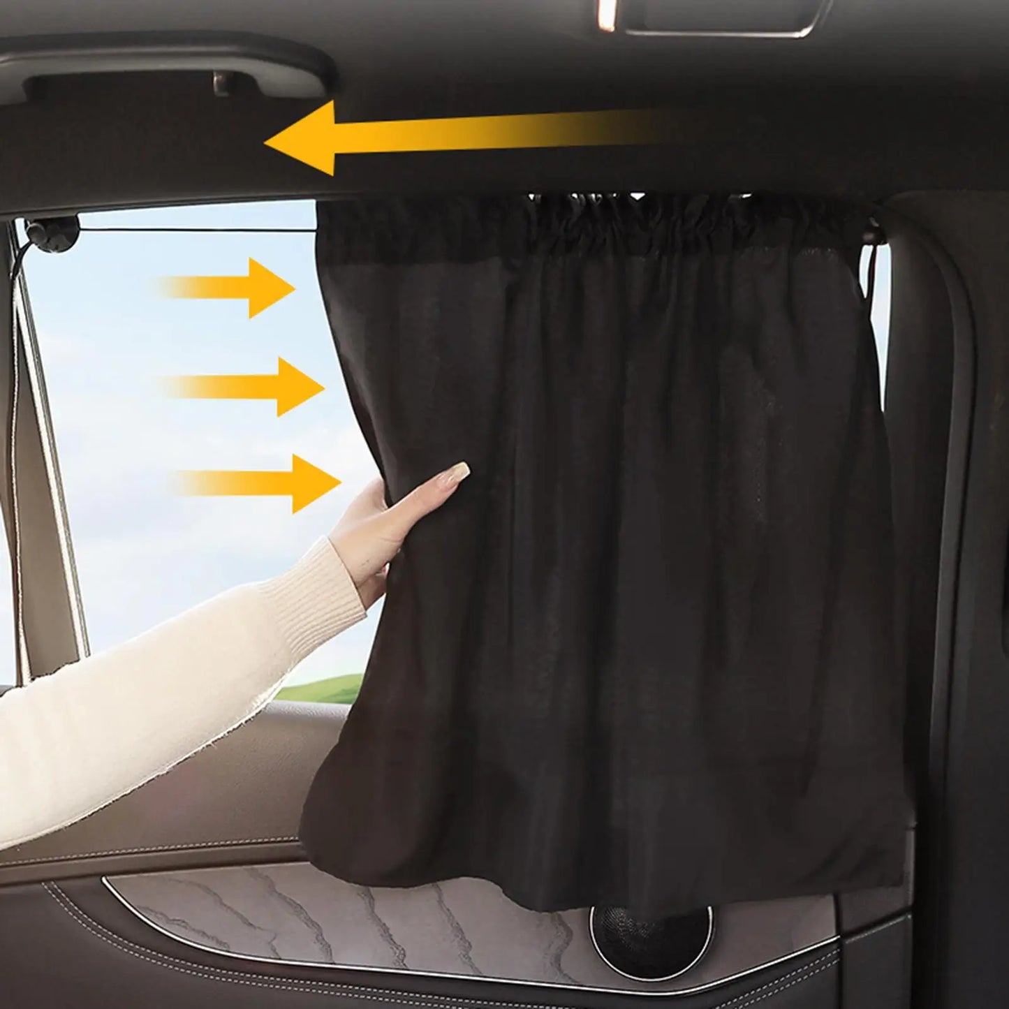 Car Side Window Sun Shade Curtain – UV Block & Privacy