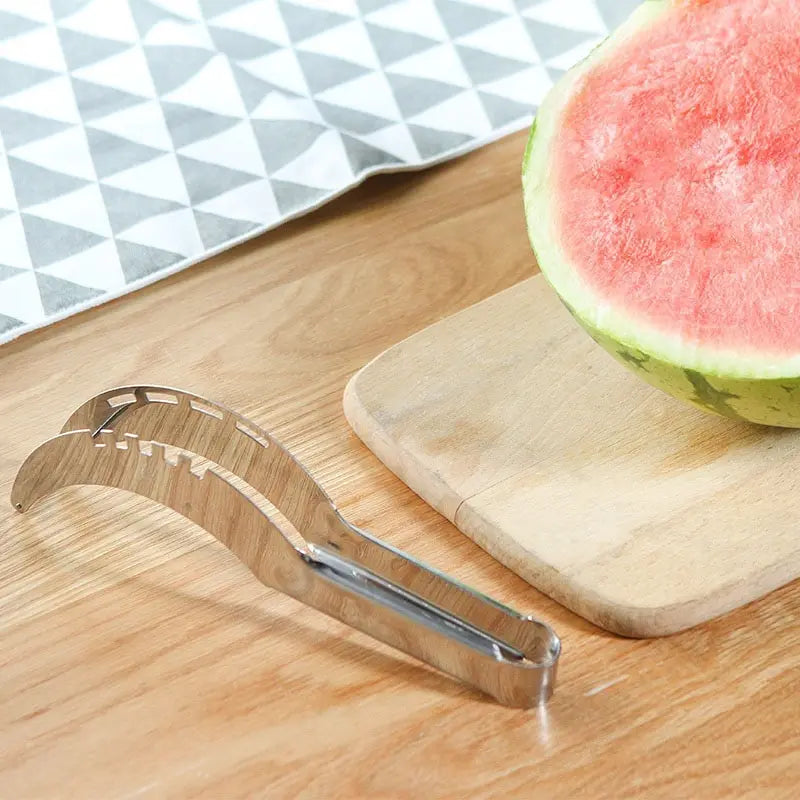 Stainless Steel Watermelon Slicer Corer & Fruit Cutting Tool