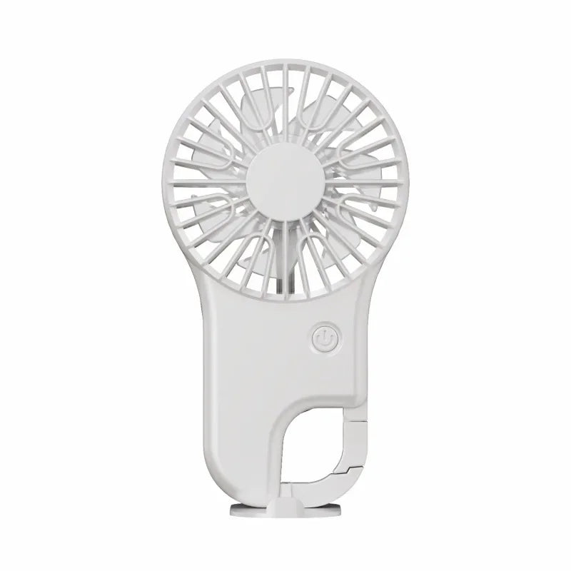 Lenovo Portable Clip On Mini Fan USB Rechargeable 3 Speed Adjustable Handheld Pocket Cooling Fan for Outdoor Stroller Camping Peaceful Pleasures Health and Wellness White