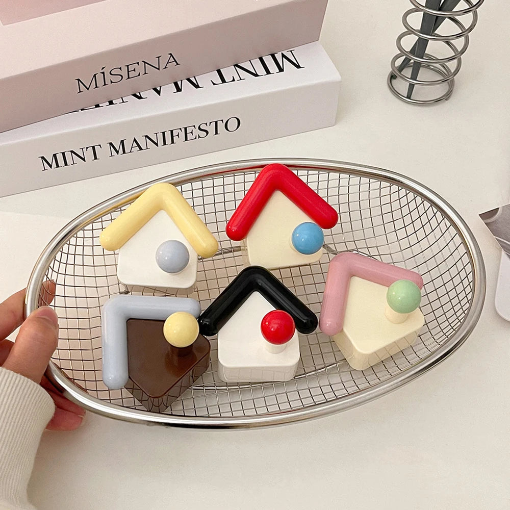 Cartoon Creative Hook Cute House Design Decoration High-value Small