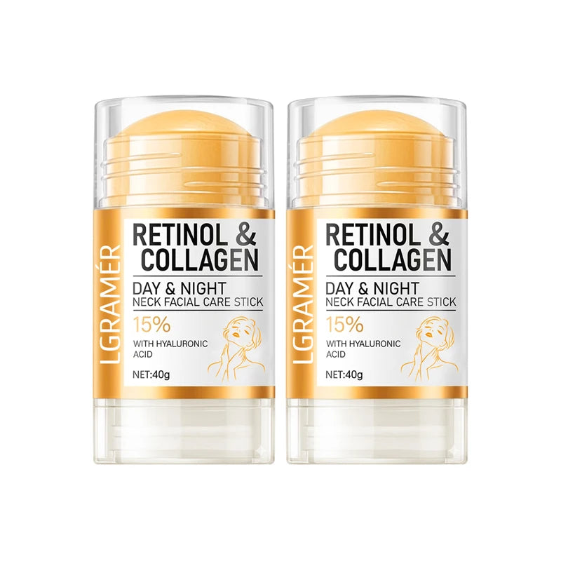 1/2PCS Retinol & Collagen Neck Facial Care Cream - 40g | Firming, Moisturizing & Lifting | Hyaluronic Acid for All Skin Types Peaceful Pleasures Health and Wellness 2PCS