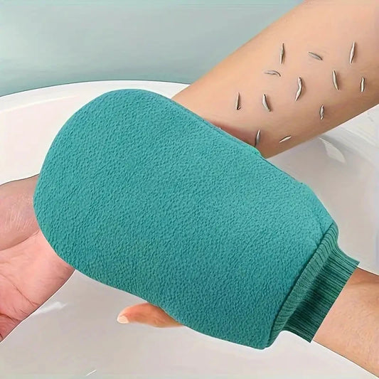 Exfoliating Body Glove for Shower, Bath, Spa & Skin Scrub Exfoliating Bath Glove Peaceful Pleasures Health and Wellness