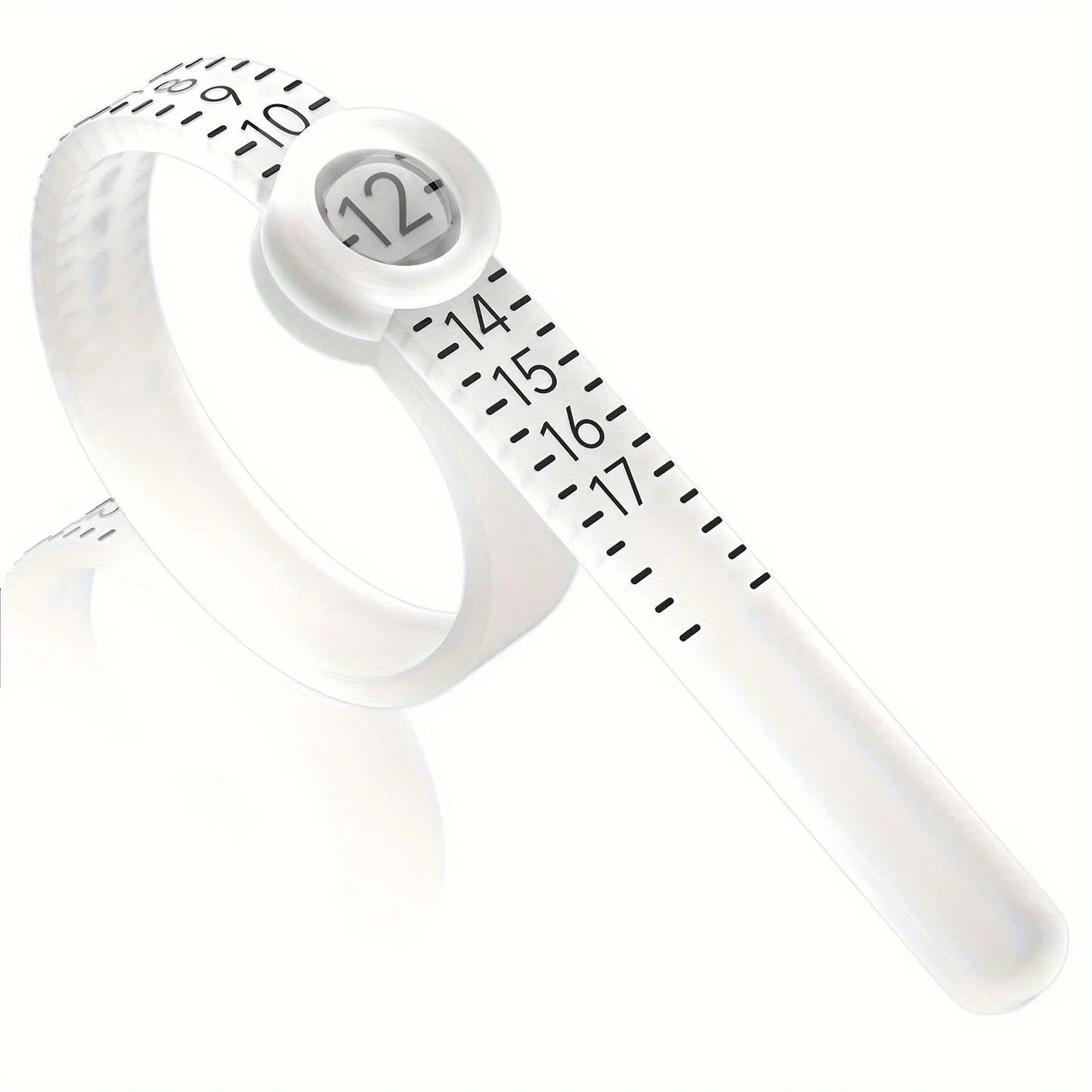 Ring Sizer Tool Set – Sizes 1–17 with Magnifying Glass & Ruler
