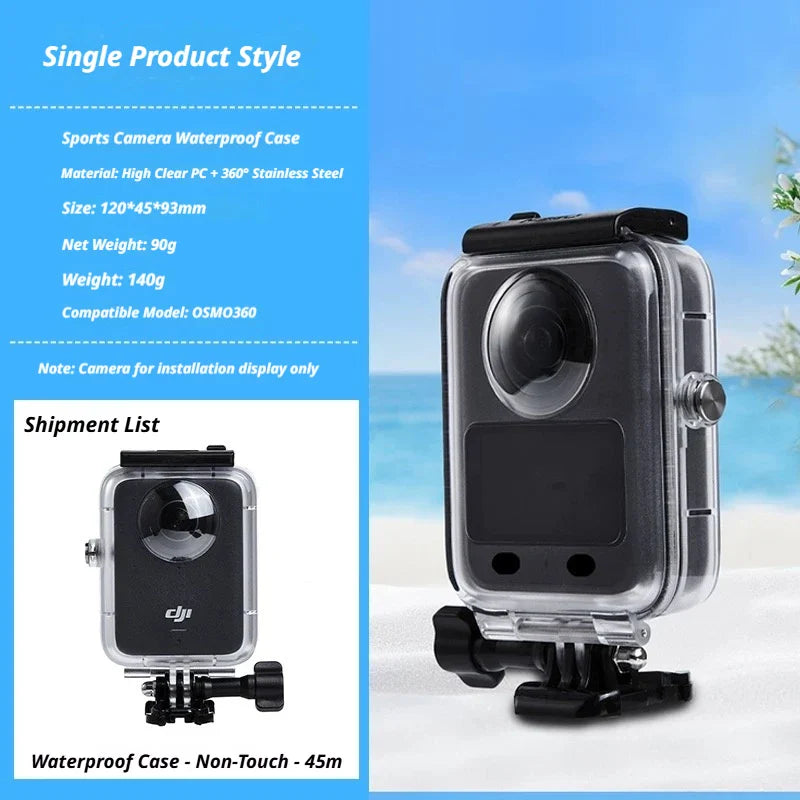 DJI Osmo 360 Waterproof Diving Case – 6M Underwater Protection