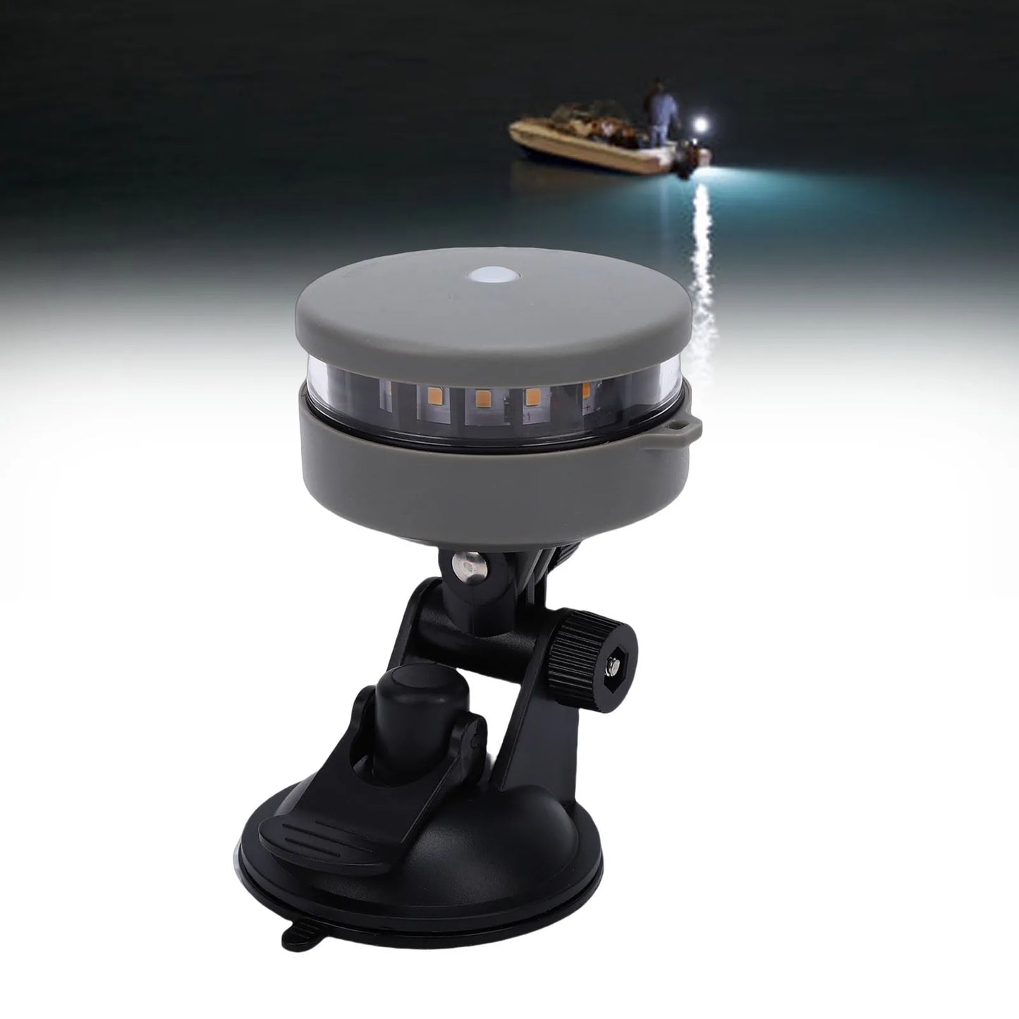 IP67 LED Boat Navigation Stern Light 55LM 2NM Battery Powered
