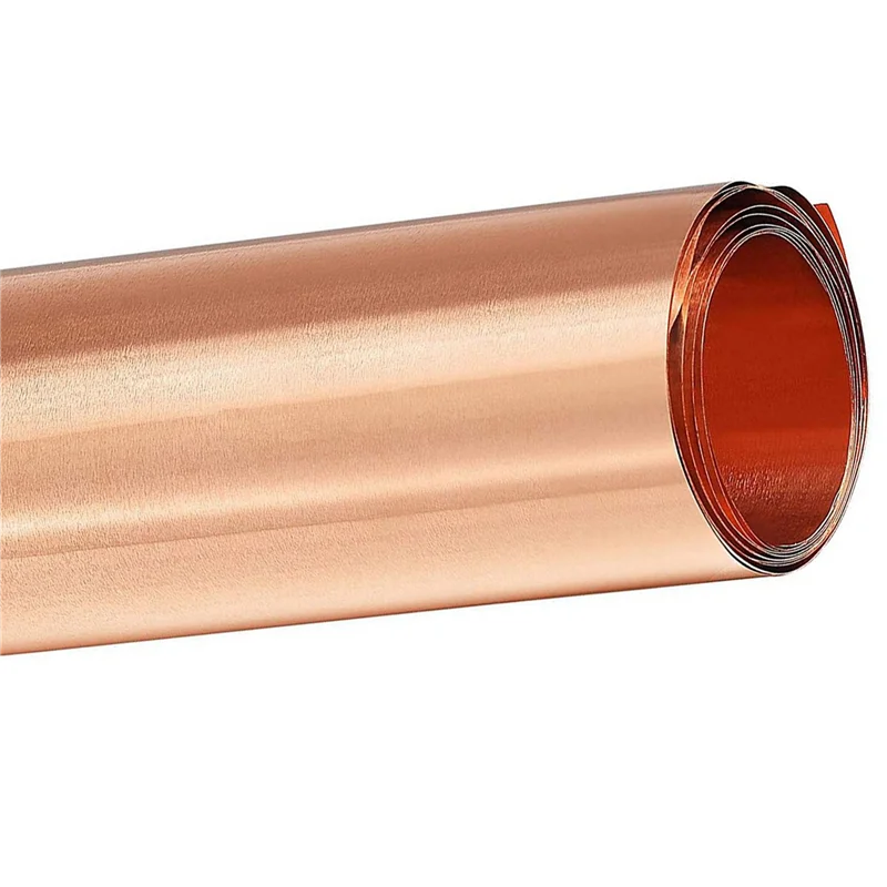 A36T-3X Copper Sheet Roll, Metal Foil Plate 1000Mm X 100Mm X 0.03Mm Peaceful Pleasures Health and Wellness