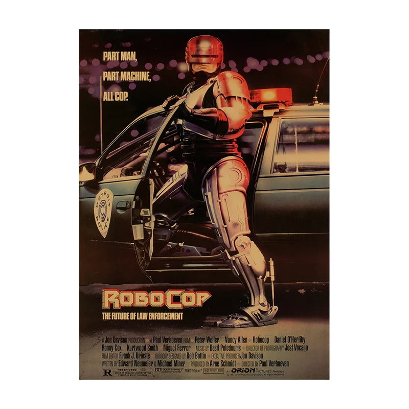 Retro Leon Movie Canvas Wall Art | Vintage Film Poster Print