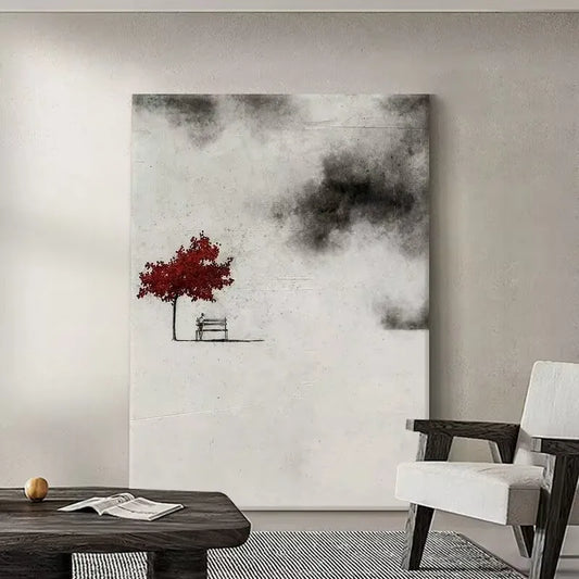 Abstract Nostalgic Art Pure Handmade Oil Painting,Hanging Picture,French Style,New Murals for Living Room,Dining Room, No Framed Peaceful Pleasures Health and Wellness