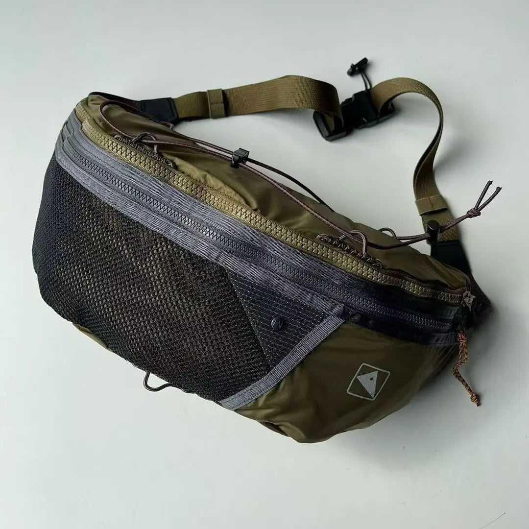 Men's Large Capacity Nylon Messenger Crossbody Shoulder Bag