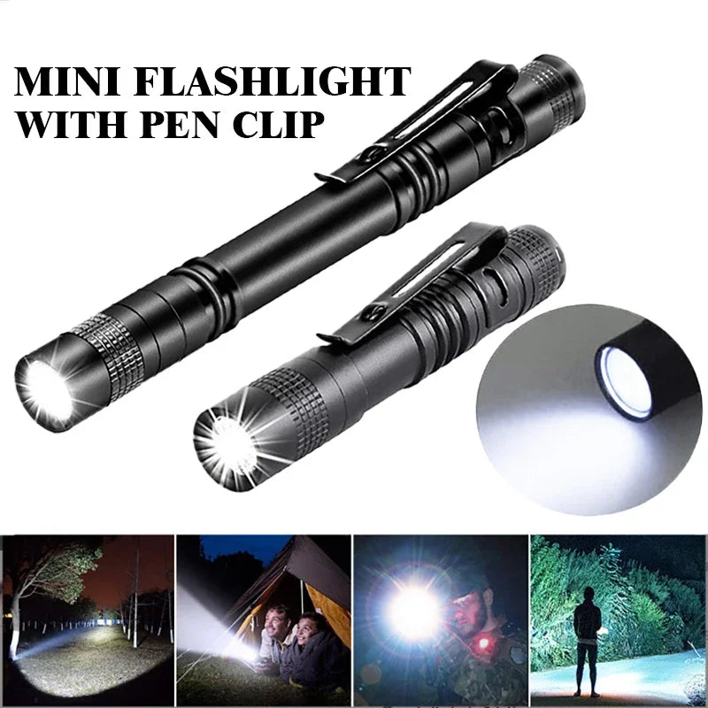 ESMARTER Mini LED Pen Flashlight | Waterproof AAA Torch
