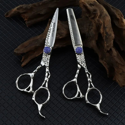 6" Professional Hair Cutting Scissors – Japan 440C Steel Shears Hair Cutting Shears Peaceful Pleasures Health and Wellness