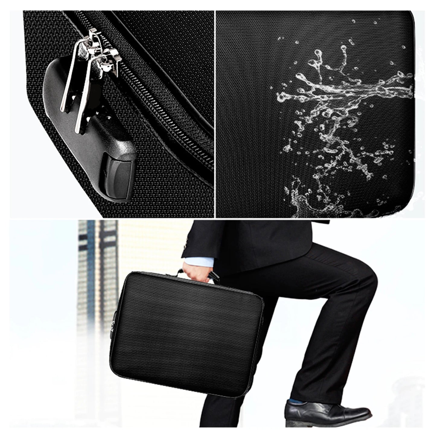 Fireproof Document Bag with Lock – Fire & Water Resistant Safe