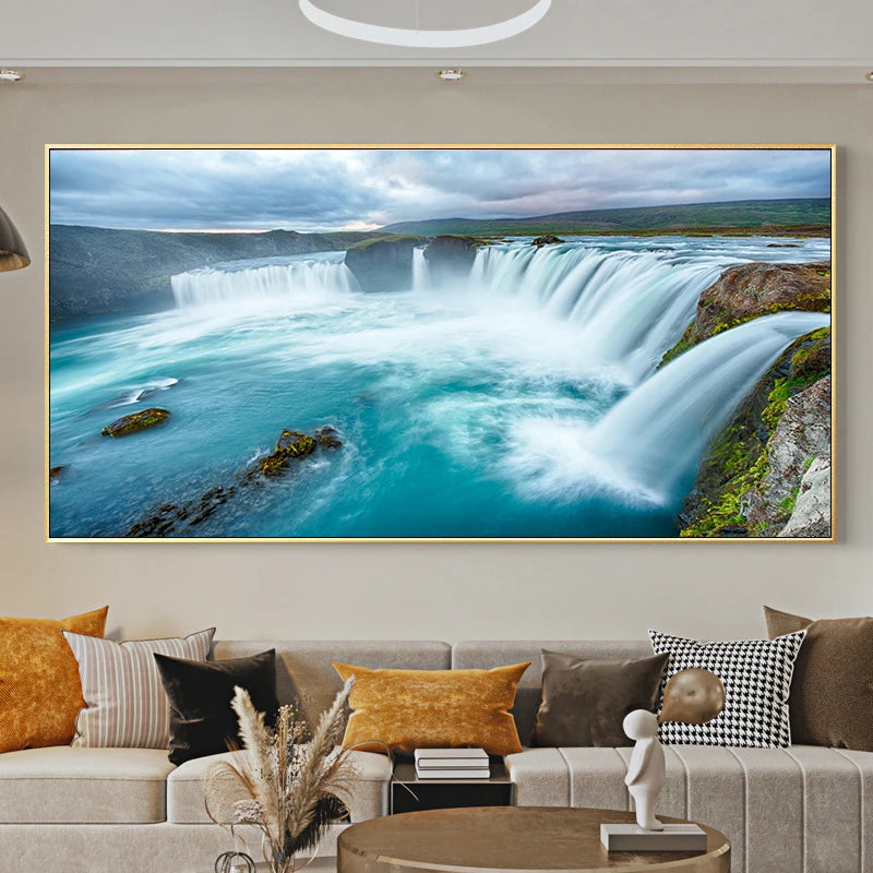 Nature Landscape Canvas Painting Wall Art Jasper National Park Canada Wall Picture Posters and Prints for Living Room Home Decor Peaceful Pleasures Health and Wellness w4097 landscape-5 50x100cm