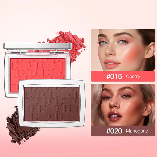Matte Embossed Blush Palette – High-Pigment Pink & Coral Powder Cheek Blush Palette Peaceful Pleasures Health and Wellness