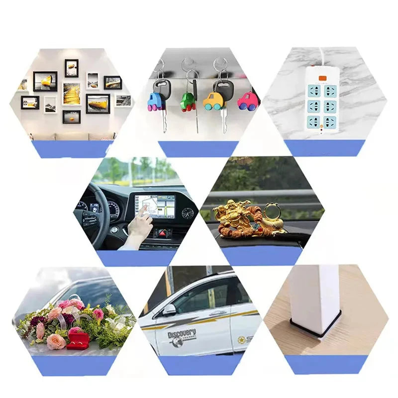 Nano Double-Sided Gel Tape | Reusable Waterproof 1/3/5m