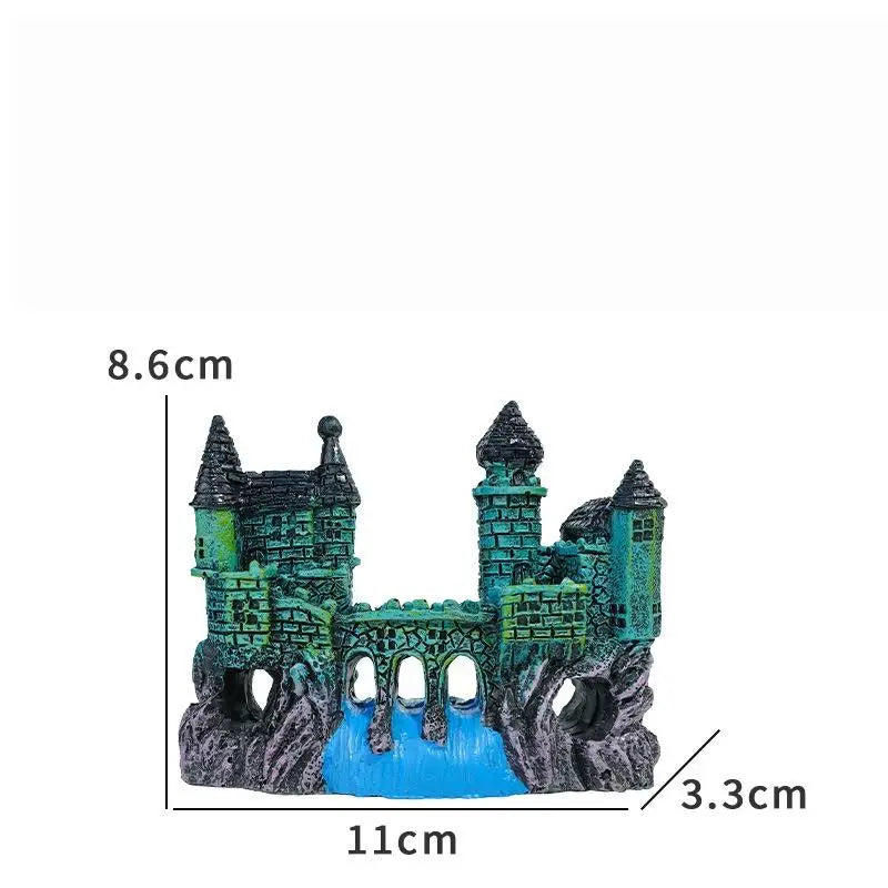Castle Rockery Fish Tank Ornament | Aquarium Decoration