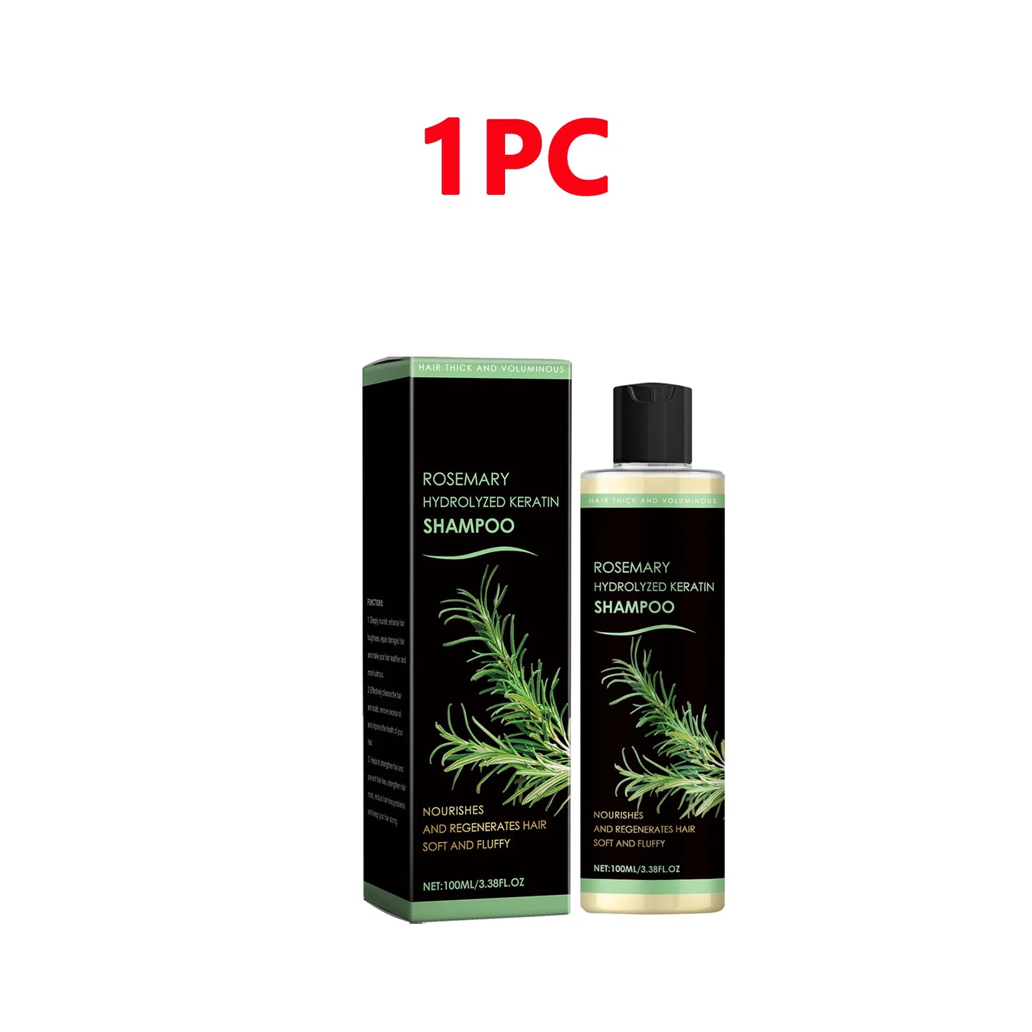 Rosemary Shampoo – Oily Scalp, Dandruff Relief & Volume