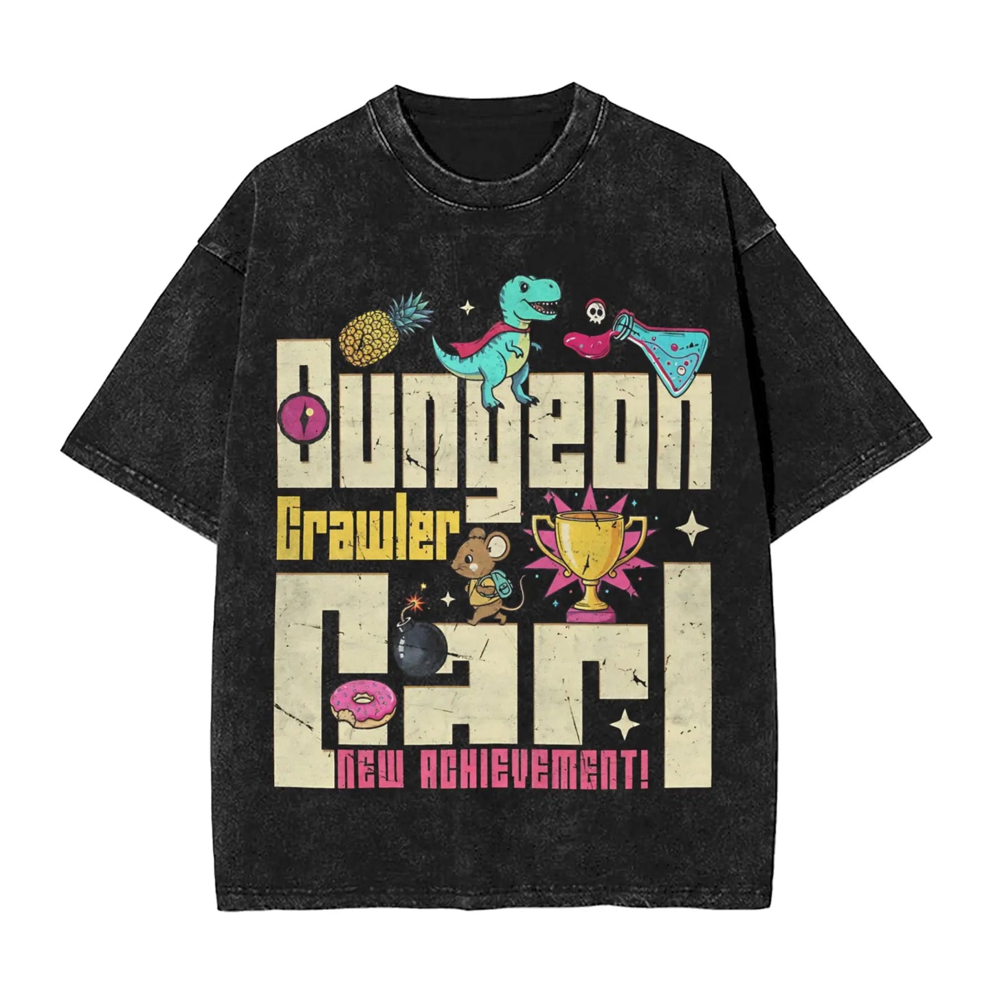 Dungeon Crawler Carl Men's Graphic T-Shirt | Y2K Harajuku Tee