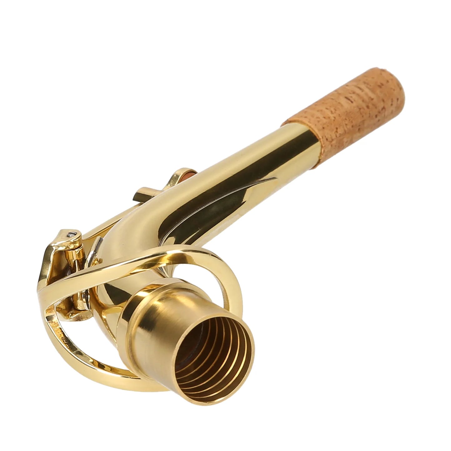 Alto Saxophone Neck | Brass Gold-Plated Replacement by ammoon
